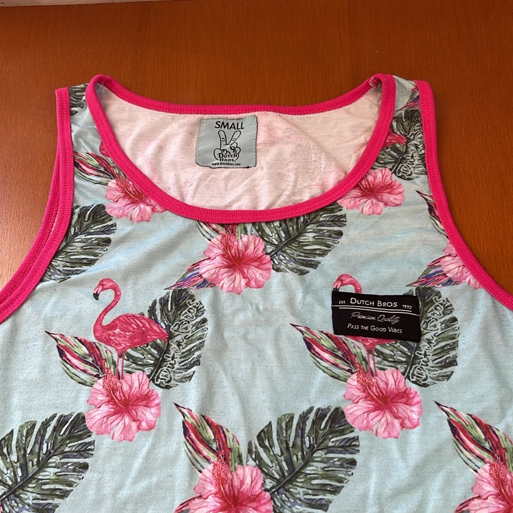 Dutch Bros Flamingo Tank Top